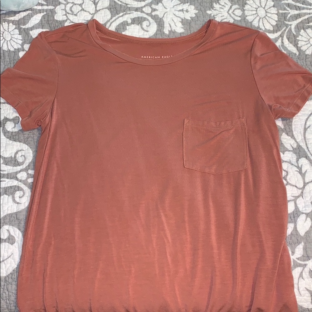 blush pink pocket t-shirt